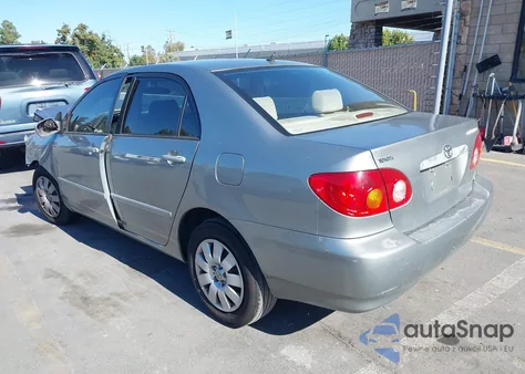 2003 Toyota Corolla Le из США, поврежденный, VIN JTDBR32EX30042785